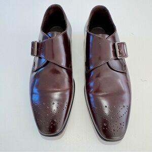 Bruno Magli Rich Brown Leather Derbys